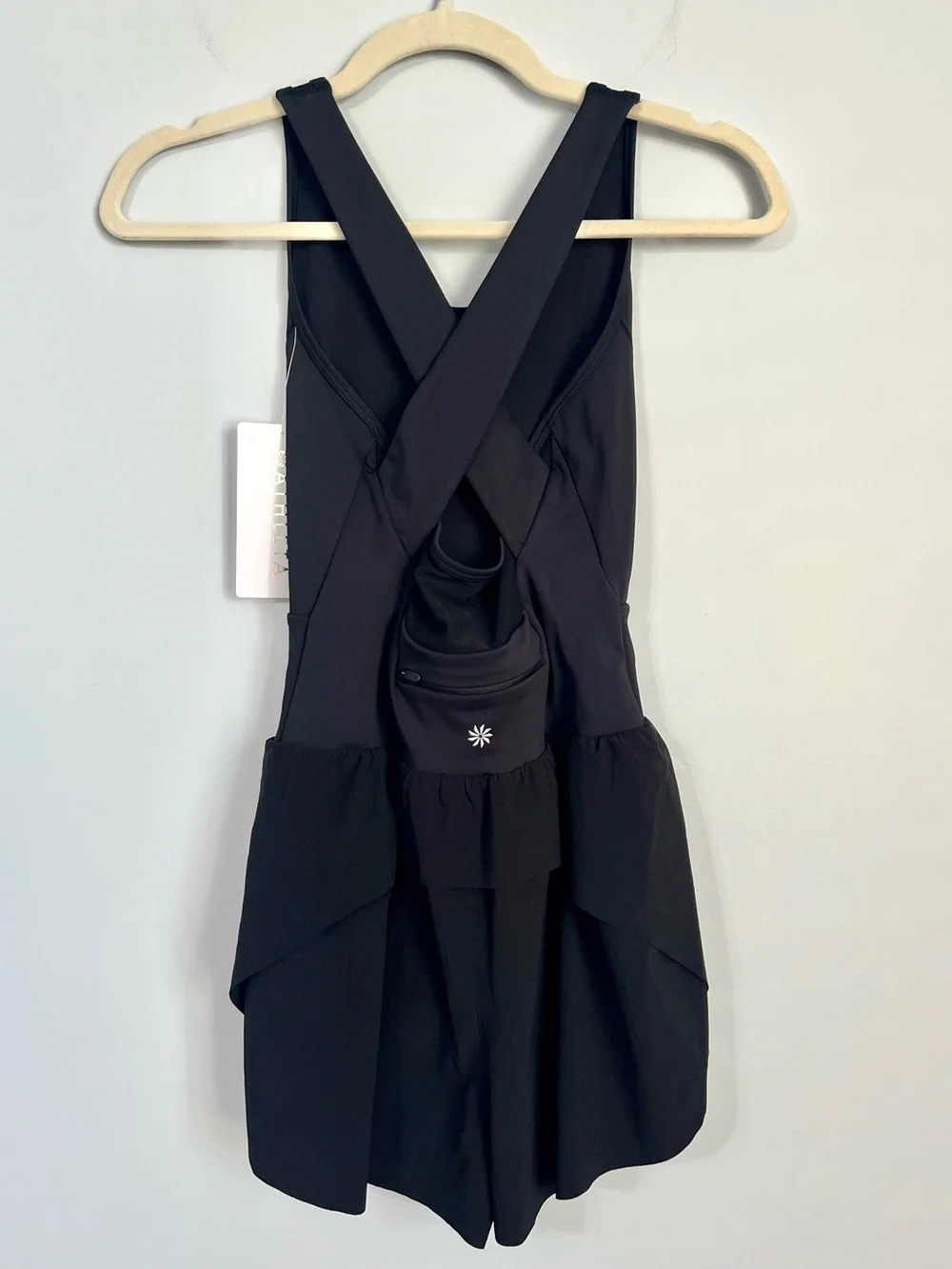 Athleta Crossover Runsie Romper | Black | Size XXS